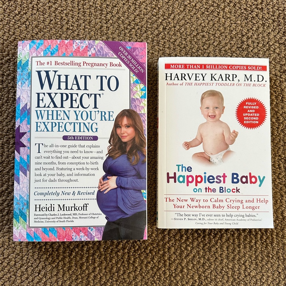 Pair of pregnancy / baby books